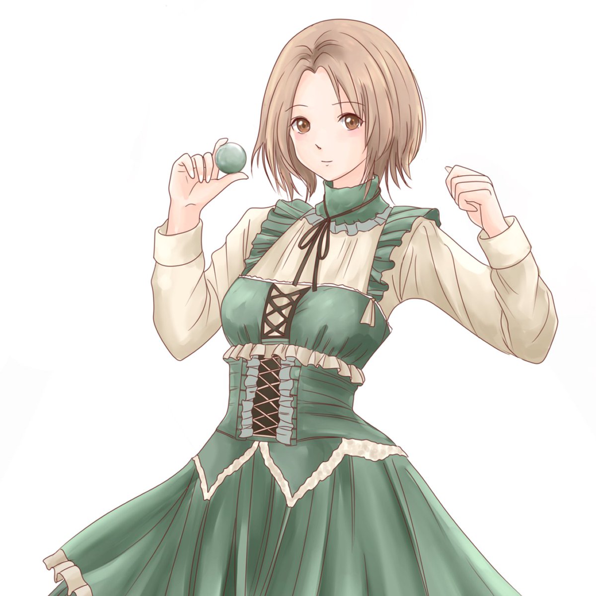 「実は私は、デジタルで落描きする時とボールペンで何げなく落描きする時で絵柄が結構違」|結城　千里のイラスト
