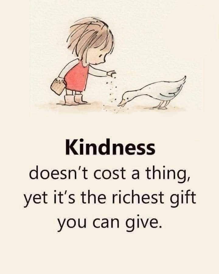 Kindness counts. 🧡