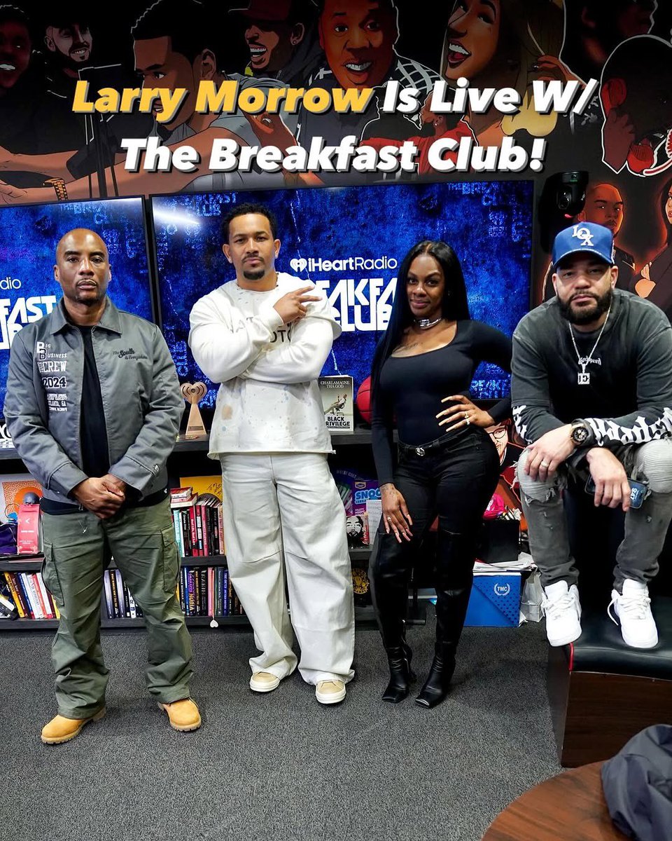 Power1051's tweet photo. GM ☀️🗽 Larry Morrow is in the building because he’s expanding his restaurant business and we need deets! 🫖🎉 @LARRYMORROWEVNT 

Tap in live NOW on the @iheartradio app 📲 or at ➡️ https://t.co/QPBDYCVLhY https://t.co/FH6gRxI1gj