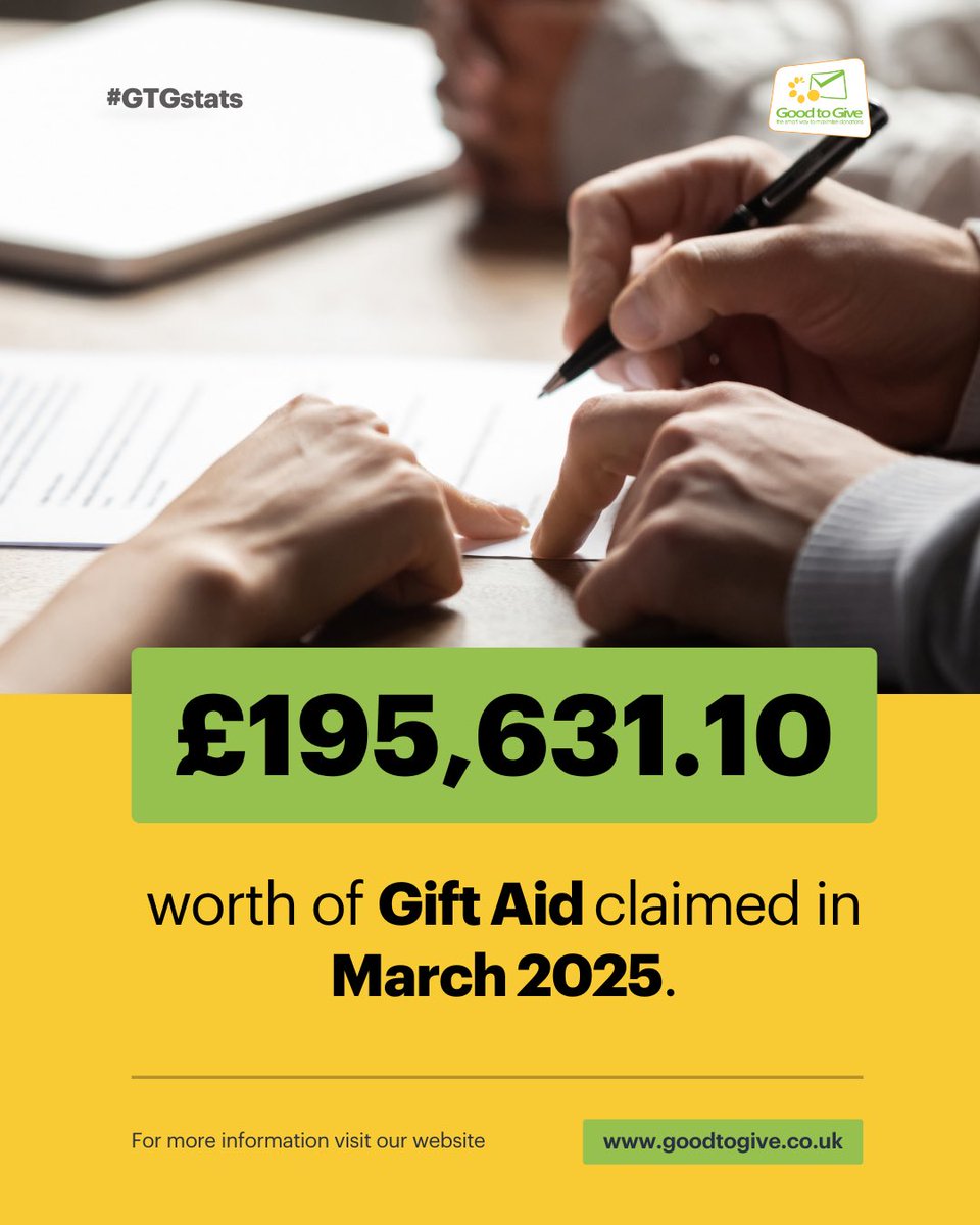GiftAidUK's tweet photo. Last month we claimed a total of £195,631.10 worth of Gift Aid on behalf of our clients. 

You too can benefit from our expertise and take advantage of the opportunity Gift Aid provides to improve the finances of your charity or church. 

#giftaid #goodtogive #charity https://t.co/ssEpNjMfbb