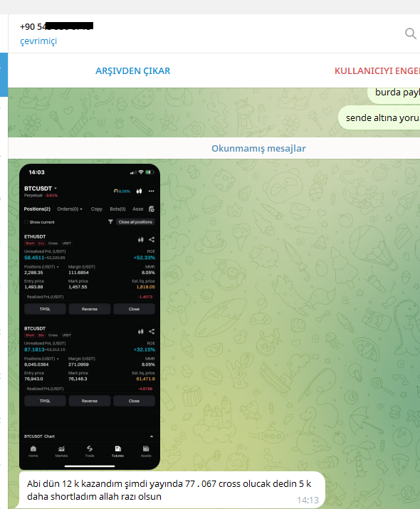 TradExmurat's tweet photo. #BTCUSD  #bitcoin 8 nisan ve  9 nisan  canlı yayınımı izleyen ve kazanan bir izleyici. kimseye al sat demiyorum zaten yatırım tavsiyesi değil.Nokta atışı yine iğnelerden işlem yakaladım . izlemiş kazanmış.
Telegram Kanalımız https://t.co/2cmjDfUNRO
Youtube  https://t.co/YyZCsZMwed