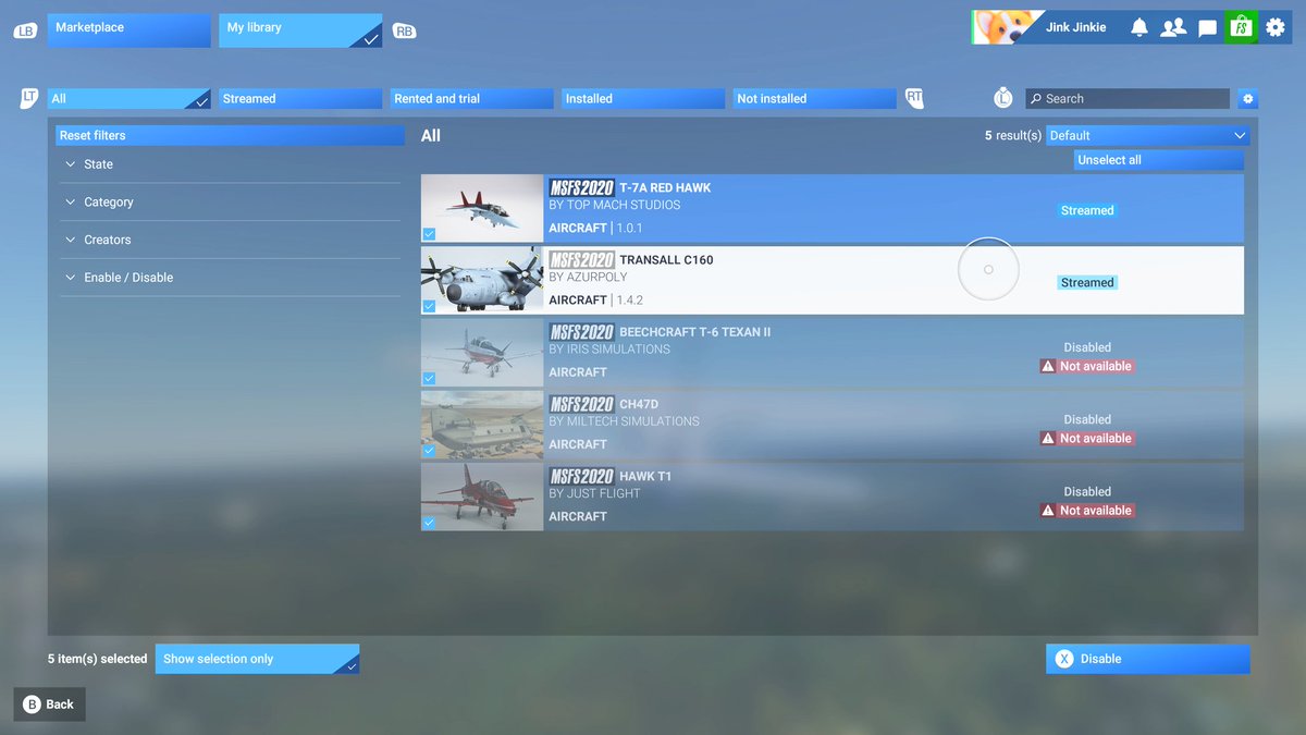 WhiteDearMonk's tweet image. 来た来た来た来た〜
#T7 &amp;amp; #C160 🎉
ジェットはまだまだ慣れへんねんけと、#Transall は #FS2020 より軽快やん😳

楽しみ増えた〜
何をどうして行こかしらね〜♫

#MSFS #MSFS2024 #FS2024 #XBOX
#TopMachStudio #AzurPoly