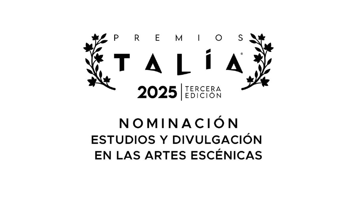 Nuestras Jornadas de Teatro Clásico de Almagro han sido nominadas a los Premios Talía de la Academia de las Artes Escénicas de España en el apartado de Estudios y divulgación.
Gracias a todos vosotros, quienes formáis parte cada año de nuestras jornadas de investigación.