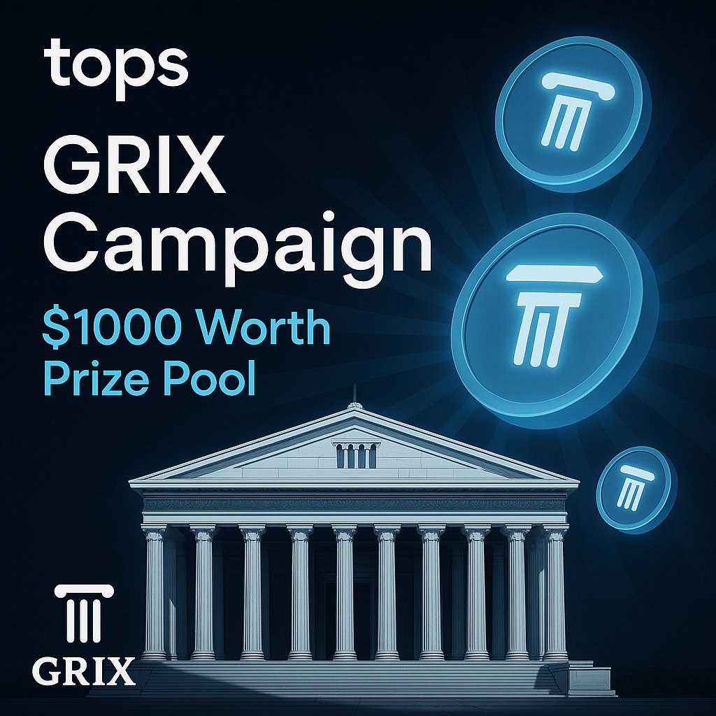 topsdotfun's tweet photo. 🚨 Grix Engagement campaign is LIVE on https://t.co/54pr4JcFOG! 🚨

Are you a DeFi strategist? An options trader? An AI enthusiast?

Now’s your chance to tap into a $1000 prize pool by engaging with the Grix ecosystem.

💥 Options traders seeking optimal prices
💥 DeFi users aiming for efficient strategies
💥 AI pioneers exploring automated trading
💥 Crypto enthusiasts eager to enhance their portfolios

This opportunity is for you.
Trade. Optimize. Earn.

Let’s revolutionize decentralized options trading.
Join Here 👇🏼
 https://t.co/zoki3y8KxQ

#GrixFinance #GrixDeFiChallenge #GrixAI #topsfun