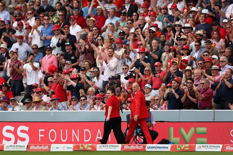 HomeOfCricket's tweet photo. Red for Ruth day will return to Lord’s on Friday 11th July, during England Men’s Test match against India. https://t.co/4PHYO3Ze4T