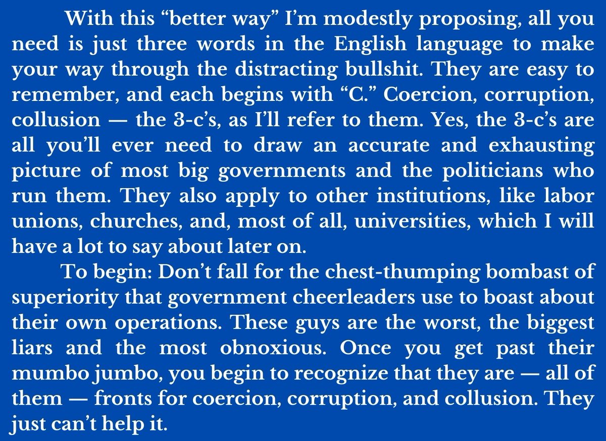 #quoteoftheday from "Toward the Bad I Keep on Turning" by Stephen Paul Foster (<a href="/rephetsretsof/">Stephen Paul Foster</a>)

The eventful and egregious confessions of a morally superior -- than you -- conman

Available (with its sequel) from Falling Marbles

fallingmarbles.com/toward-the-bad/

$16.99 print | $6.99