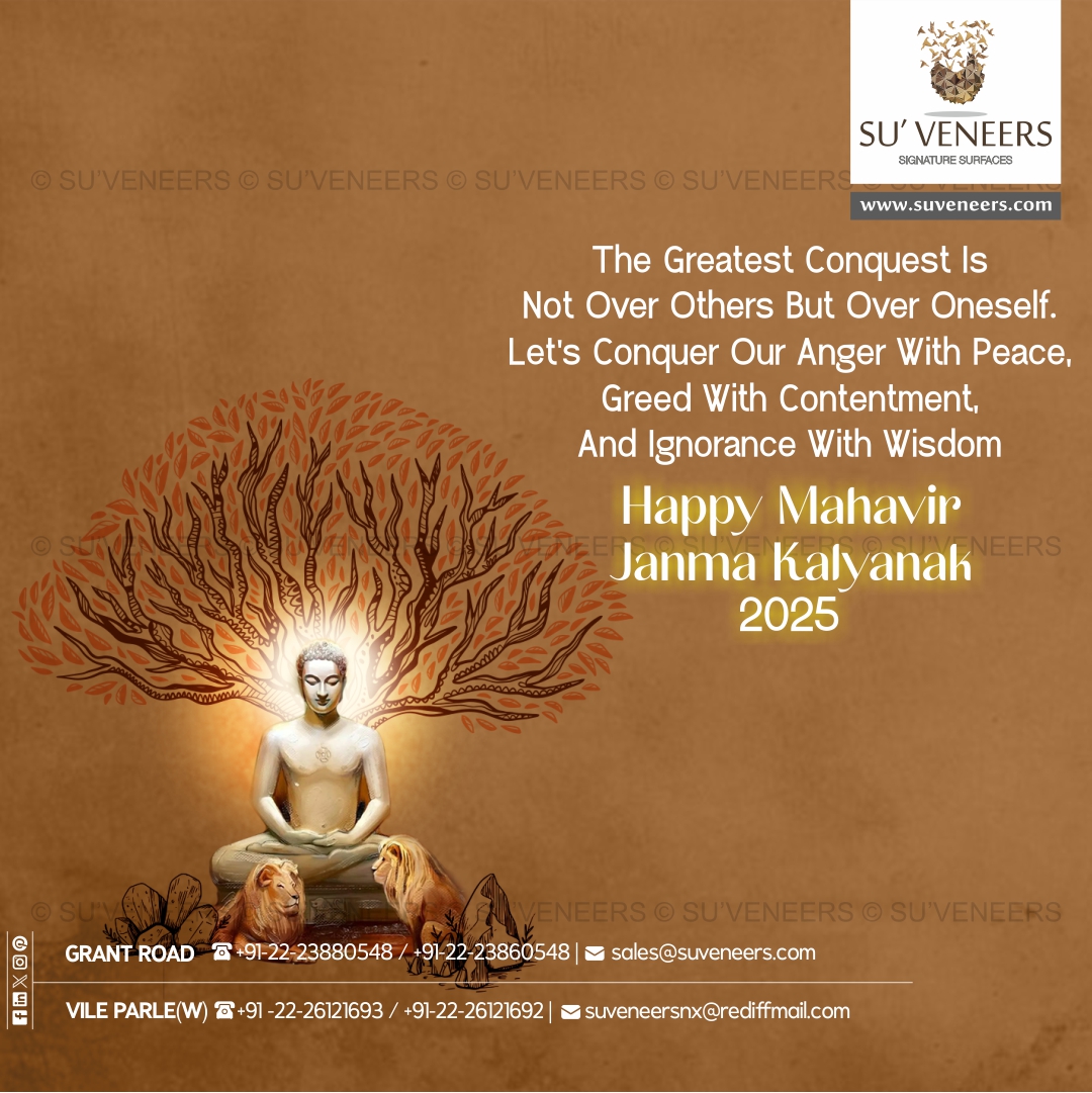 Suveneers's tweet photo. On this sacred occasion of Mahavir Janma Kalyanak, let’s pause, find inspiration, and reflect on the timeless teachings of Lord Mahavir.

To explore Su’Veneers 👇🏻
https://t.co/pqj6QRexv6 https://t.co/BCzY9LhK8h