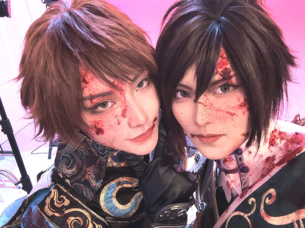 Renata000321's tweet photo. 之前拍攝的集郵和花絮也放一下
姜維：攖寧
鍾會：洛神

#真三國無雙 #cos https://t.co/ucozNFlOwz