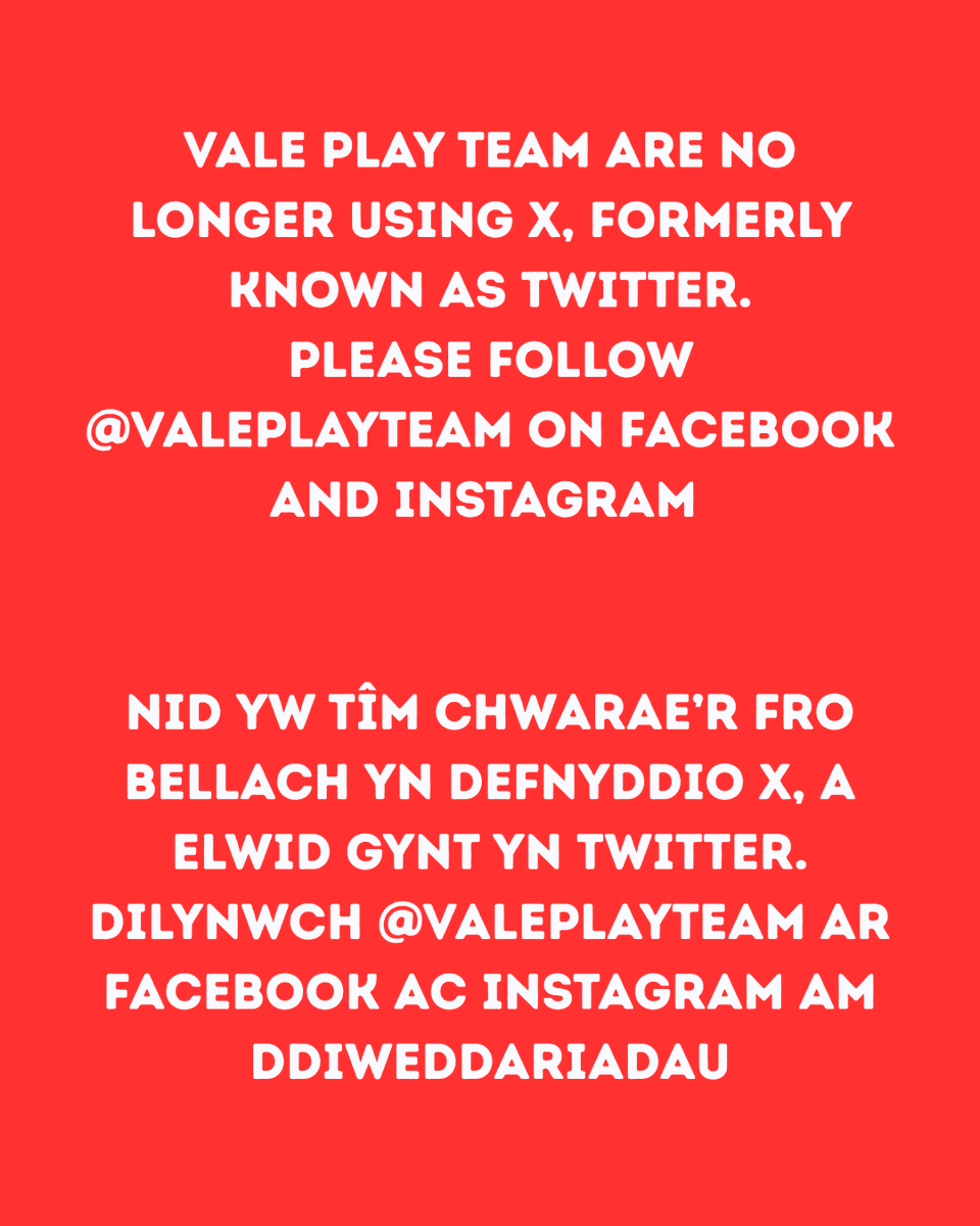 Vale Play Development || Datblygu Chwarae y Fro tweet media