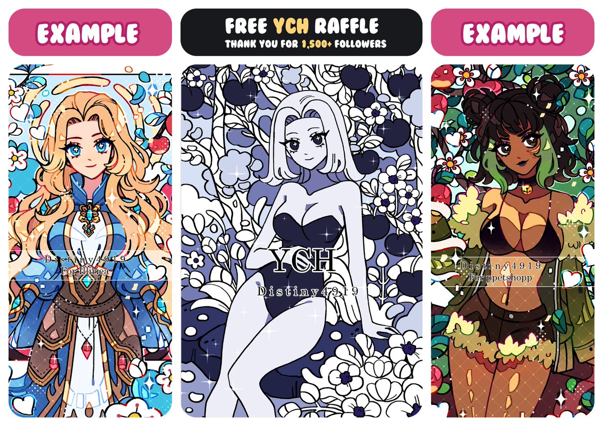 ✨🎀 FREE YCH RAFFLES 🎀✨

วิธีเข้าร่วม

1. กดติดตาม (ผู้ติดตามใหม่ยินดีต้อนรับ!)
2. กดไลค์และรีทวิตรูปนี้
3. คอมเมนต์ '🍑'

++++++

How to enter

1. Follow me ( New followers are welcome!)
2. Like &amp; Retweet this post.
3. Comment '🍑'

End :  15/04/2025