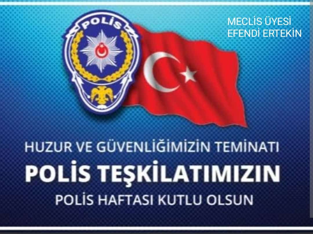Polis Haftası Kutlu Olsun