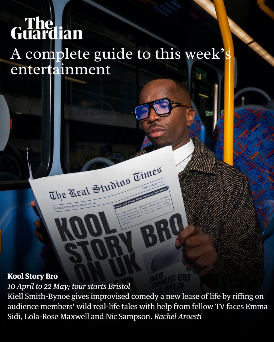Kool Story Bro (fronted by Kiell Smith-Bynoe) is in the Guardian's must see this week!

The hero of Taskmaster sets out with an all-star cast to Foundry on April 26th and there are still tickets available here > leadmill.co.uk/event/kiell-sm…