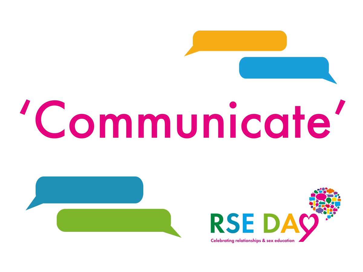 RSE_day's tweet image. The theme for RSE Day 2025 is Communicate! Let’s foster spaces where students can learn, share, and grow in their understanding of relationships and sex education. #RSE #Communicate