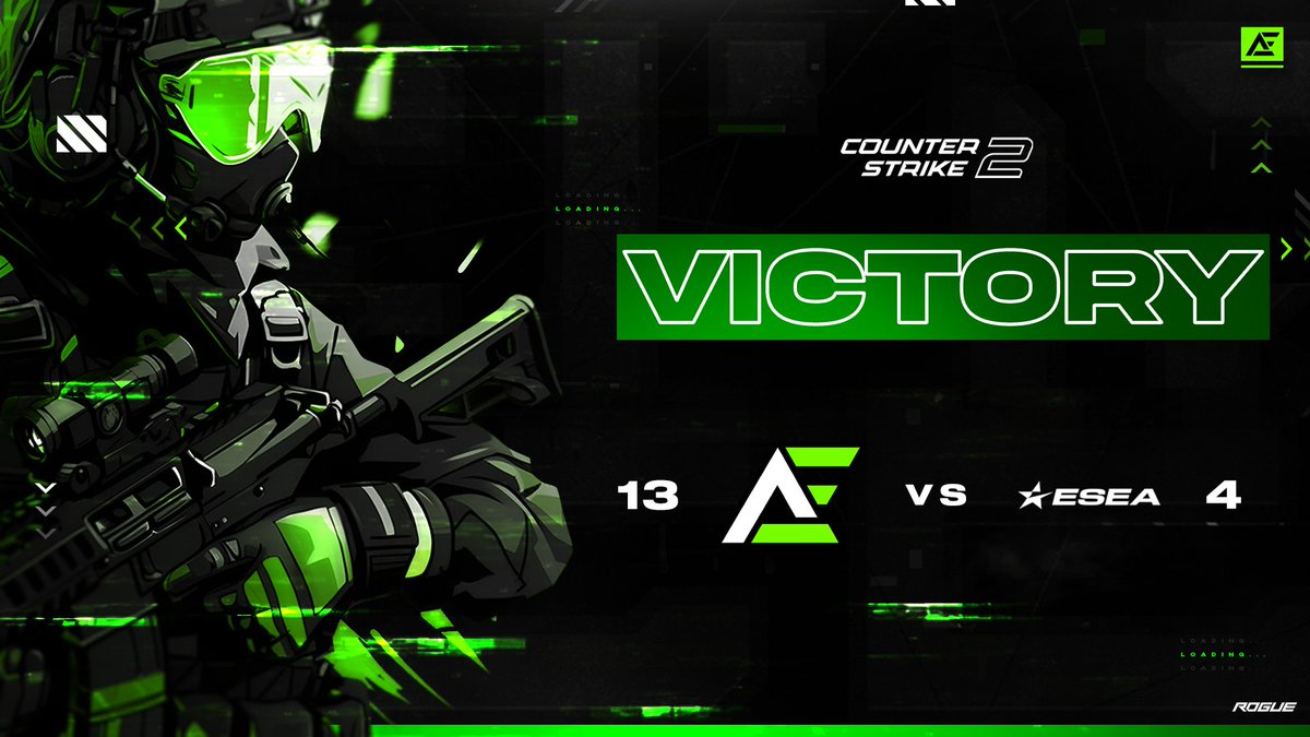 XFILGAMING's tweet photo. [AE CS2]

Huge win tonight for the boys in Round 2 of the ESEA Open League

✅ANUBIS 13-4

GGs to #Wenkas!!
#EdgeOut | #CS2 https://t.co/fbJ5PMSaR0