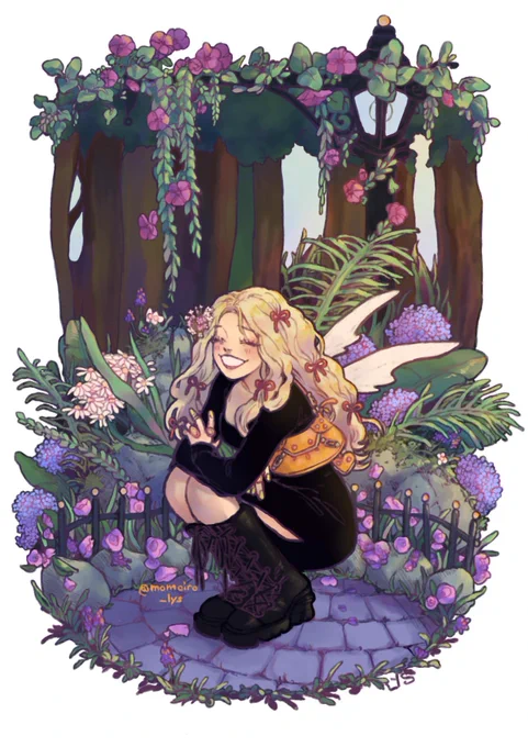 Hi #PortfolioDay I'm Lys! Not looking for work right now as my elbow is still healing but here's what I do  My plan for this year is to draw my ocs more and maybe further develop their stories. Hopefully I'll be able to do that soon  