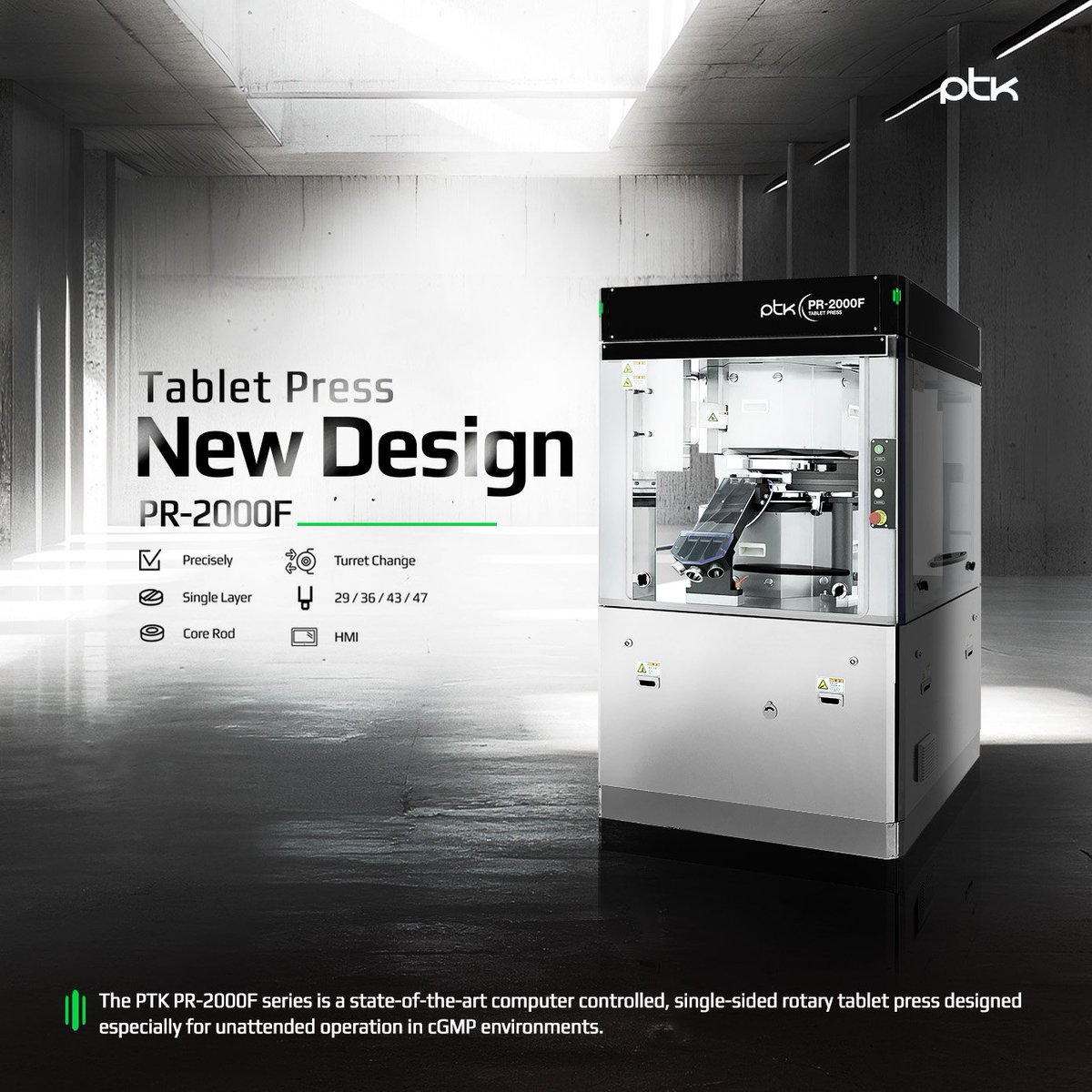 tabletting's tweet photo. High Speed Tablet Manufacturing
PTK PR2000 Design Update
PTK High Speed Production Tablet Presses UK
https://t.co/unHLfn43yb https://t.co/SPllxMkNPl