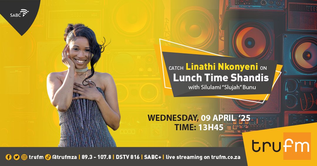 trufm's tweet photo. #Representer
Mthatha-born star Linathi is making waves with her brand-new single, ‘Summer Loving.’
#LunchTimeShandis https://t.co/tFTCYHght1