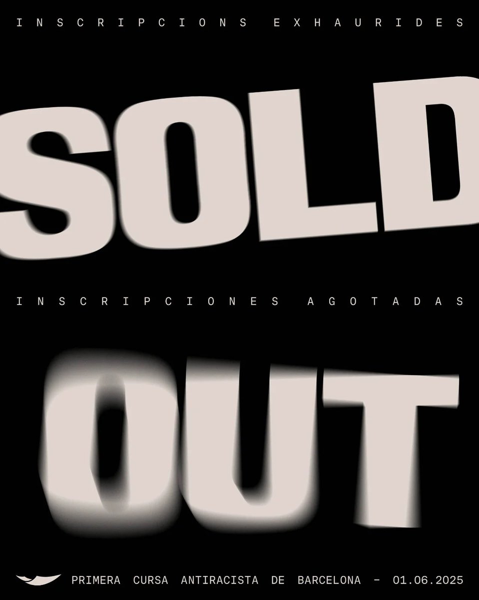 ‼️ RECORD HISTÒRIC ‼️Cap altra cursa a Catalunya ha tingut mai un ritme d’inscripcions tan ràpid com el de la PRIMERA CURSA ANTIRACISTA DE BARCELONA.