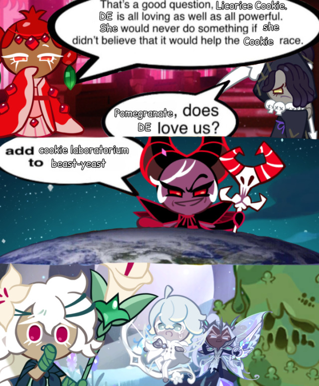 Schrdingers white lily: the lily is both the evil fucking bitch dark  enchantress cookie who started all the bad things because she was bored AND  is a mary sue boring character who