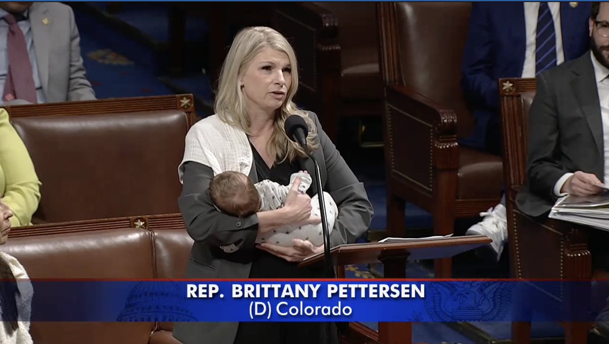 TaraBull's tweet image. Rep. Brittany Pettersen has been defeated on stay-at-home voting for new parents in Congress