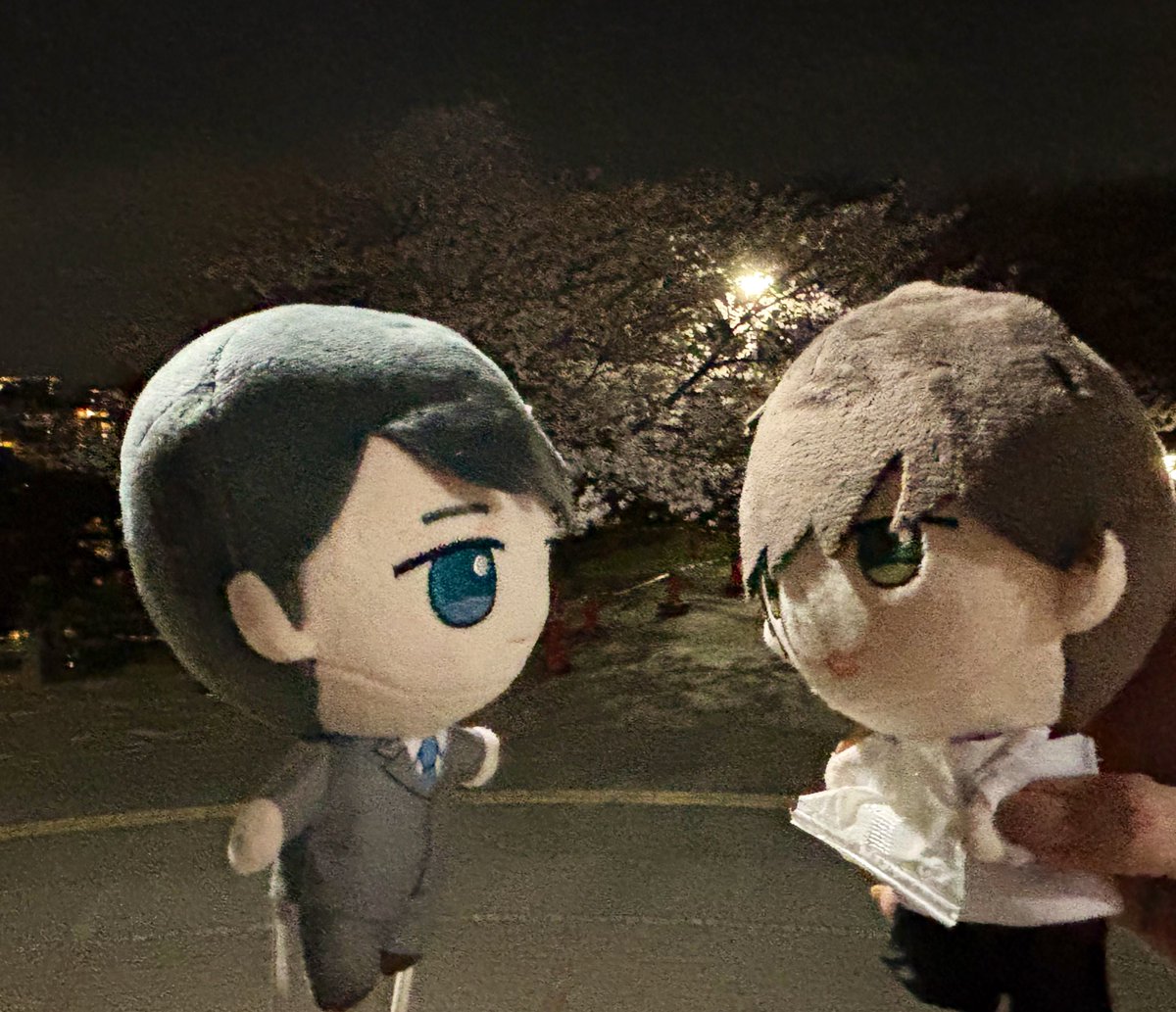 ao3325's tweet photo. 料理するんだ？

今朝突然の思いつきで鶏肉入った袋を持たせようと、仕事終わって行く直前に作ったw😂1分クオリティだけど中々良い感じ🙆
hrtさんのも作りたかったけど薄茶色のビニールがなくて断念💦
来年は鞄も持たせて上着も着せて写真撮りたいな〜
今年も行けて良かった🌸🙏 https://t.co/ZBIvek11U6