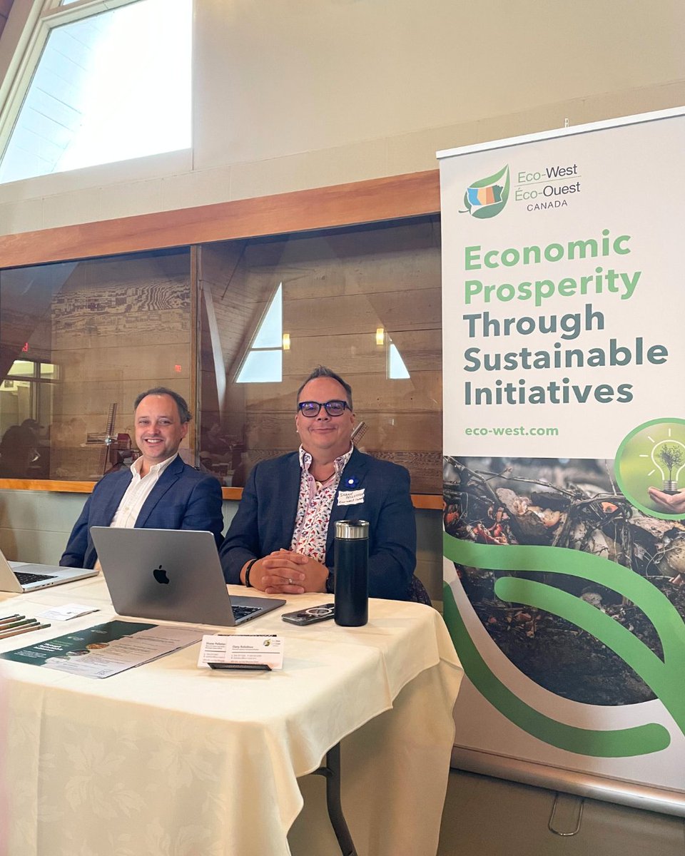 Eco-Ouest Canada (@ecoouest) on Twitter photo Stop by our 📍booth at the 2025 ManSEA Annual Conference in Steinbach, Manitoba today. We are excited to talk with you about greening projects that capitalize on connections between economic and sustainable development.
<a href="/manseamb/">Manitoba Sustainable Energy Association</a> #CleanerCommunities #GoGreen #Sustainability Stop by our 📍booth at the 2025 ManSEA Annual Conference in Steinbach, Manitoba today. We are excited to talk with you about greening projects that capitalize on connections between economic and sustainable development.
<a href="/manseamb/">Manitoba Sustainable Energy Association</a> #CleanerCommunities #GoGreen #Sustainability