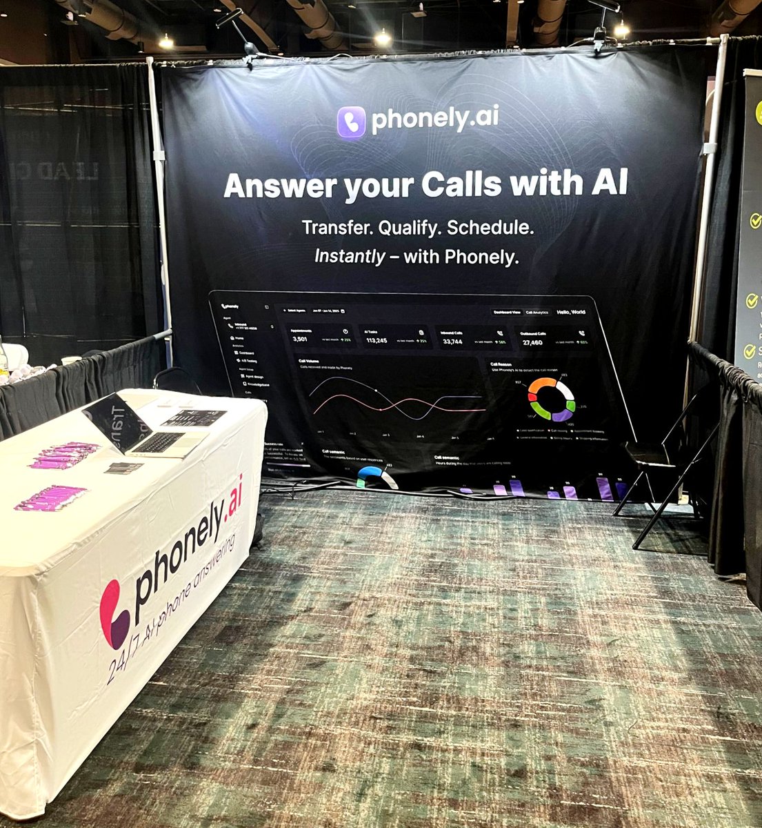We're at <a href="/leadscon/">LeadsCon</a> in Las Vegas until 2 pm today! Come check out Booth 465 to learn how Phonely can optimize your lead generation.

#LeadsCon #LeadGeneration #VoiceAI