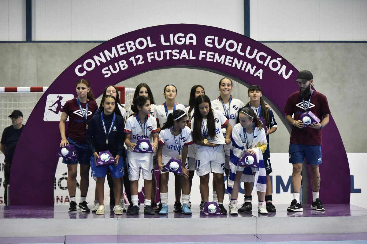 🔋 Nacional participó de la <a href="/CONMEBOL/">CONMEBOL.com</a> Liga Evolución Sub-12 de Fútbol Sala Femenino. 

🔢 Las Tricolores finalizaron en el sexto puesto. 

ℹ️ bit.ly/42mdUld