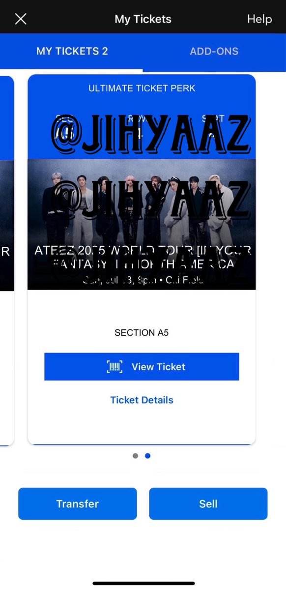 WTS (2) ATEEZ ‘IN YOUR FANTASY’ WORLD TOUR TICKETS IN NEW YORK

📍Citi Field, Queens, NY
 📆 july 13th, 2025.

-ateez vip tickets ateez in your fantasy tour 2025 queens citi field, New York 13/7 VIP ATEEZ