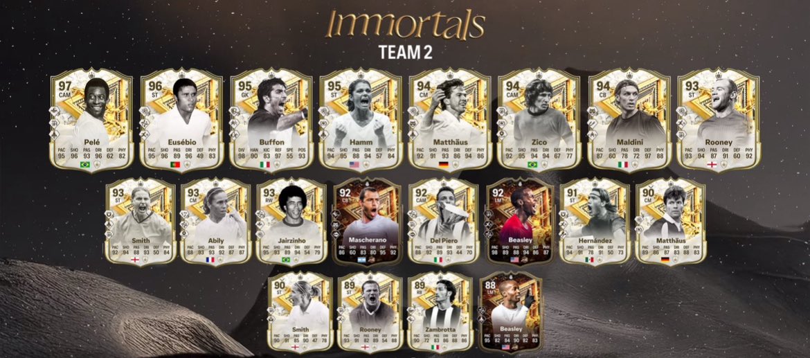 Immortals team 2 coming this Friday!
Same cards over and over again…