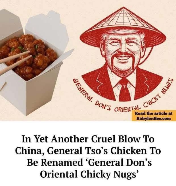 🤣🤣 <a href="/TheBabylonBee/">The Babylon Bee</a>