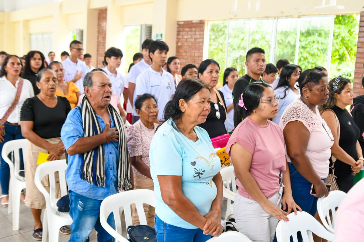 URestitucion's tweet photo. #SusVocesSonMemoria | Hoy #9deAbril desde el municipio de #SanMiguel la directora territorial de la #URT #Putumayo, @dianasilvamonte, participa del acto simbólico liderado por la  @ADM_SanMiguel, por la conmemoración del Día Nacional de la Memoria y la Solidaridad con las Víctimas del Conflicto Armado.