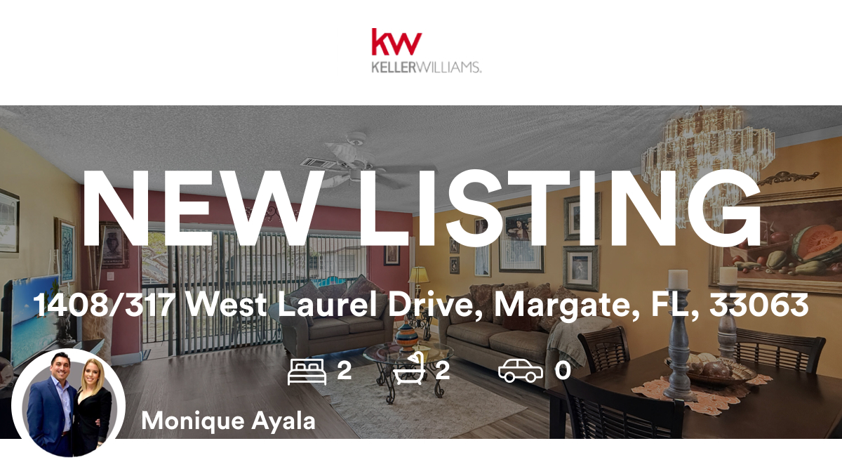 TheMrsAyala's tweet photo. 🛌 2 🛀 2
📍 1408/317 West Laurel Drive, Margate, FL, 33063

My latest listing on RateMyAgent.

https://t.co/m5riteLm62

...
#ratemyagent #realestate #Keller_Williams_Realty_Services https://t.co/z4tYyirZHH