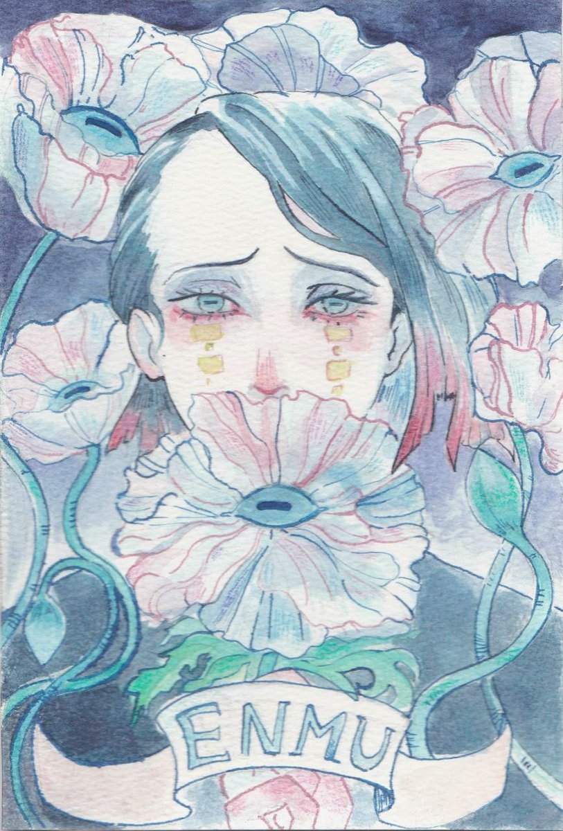 CheesyEasy5's tweet photo. "blooming poppies"

I painted this work for an important date, April 1st... Every year, I celebrate Enmu's impromptu birthday. I think it's become a tradition.

#Enmu #DemonSlayer #kimetsunoyaiba #魘夢 #art #traditionalart https://t.co/fBMIwWHWfX