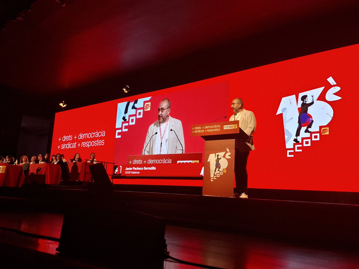 Laura Pelay (@laurapelay) on Twitter photo Al 13è Congrés de <a href="/ccoocatalunya/">CCOO de Catalunya</a>
Gràcies <a href="/PachecoJpacheco/">Javier pacheco #OFENSIVACCOO</a> i a tota la militància de la CONC per les lluites compartides i les que ens queden per lliurar! Al 13è Congrés de <a href="/ccoocatalunya/">CCOO de Catalunya</a>
Gràcies <a href="/PachecoJpacheco/">Javier pacheco #OFENSIVACCOO</a> i a tota la militància de la CONC per les lluites compartides i les que ens queden per lliurar!