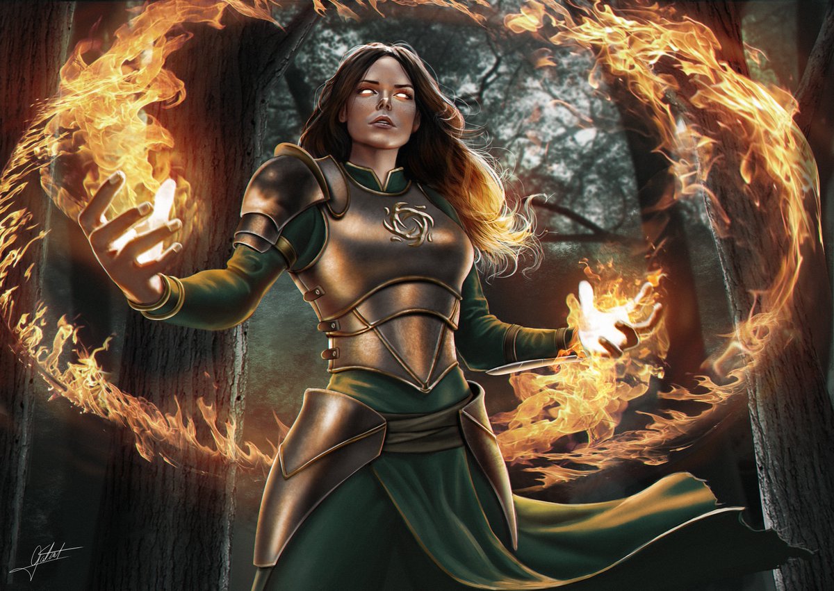 Hello #portfolioday 
I'm Gabriel, a brazilian fantasy artist, currently looking for work! here are some of my recent commission pieces