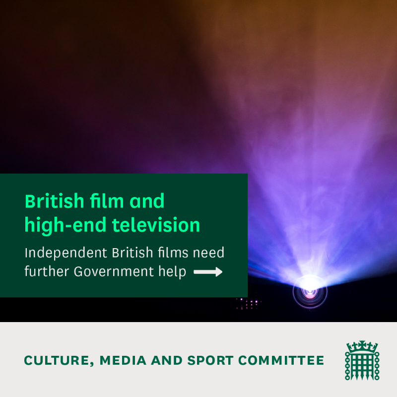 CommonsCMS's tweet photo. 🎥 Further tax relief is needed to help market British independent films so that they can entertain and enthral even more cinemagoers.

Read our report ⬇️