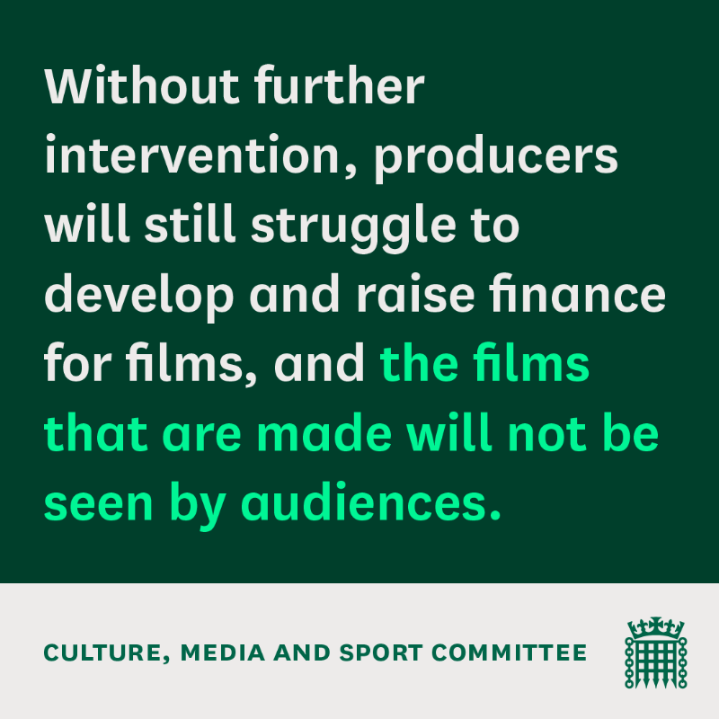 CommonsCMS's tweet photo. 🎥 Further tax relief is needed to help market British independent films so that they can entertain and enthral even more cinemagoers.

Read our report ⬇️