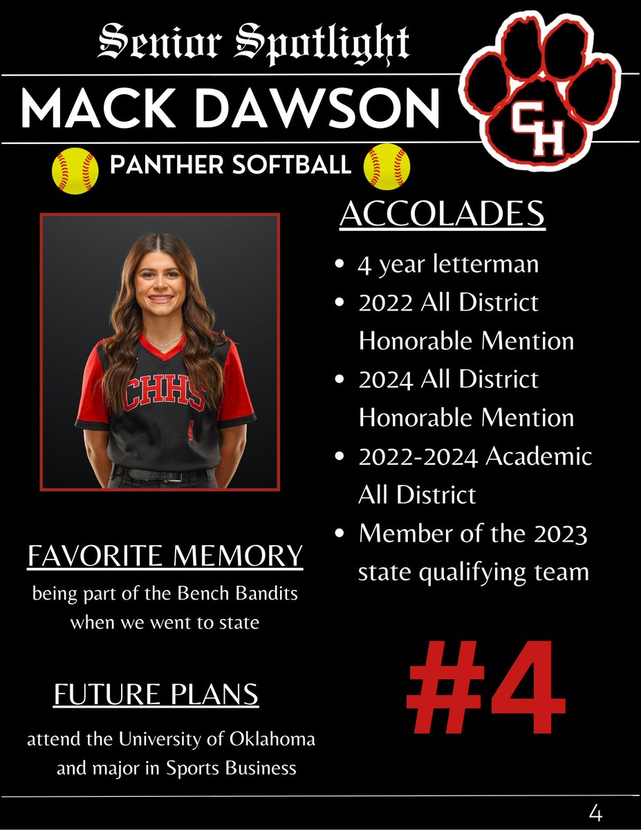 🌟Another STAR SENIOR🌟come help us celebrate this awesome kiddo 

<a href="/mackdawson30/">MacKenzie Dawson</a>