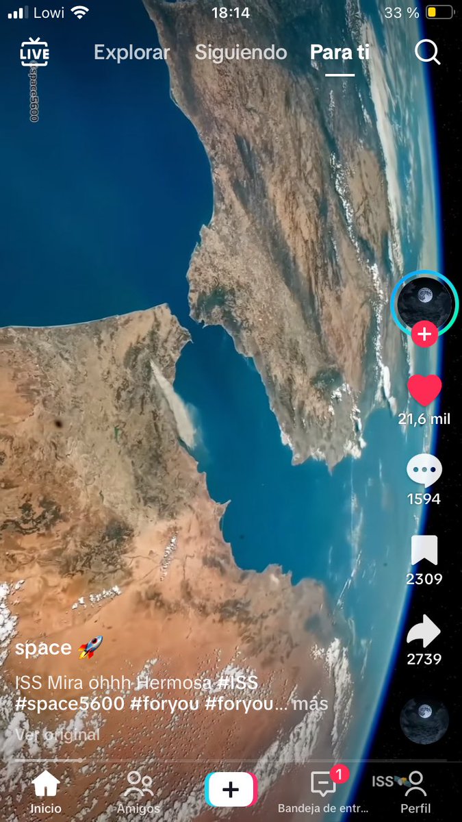 bienbeer's tweet photo. @Space_Station que sea visto hace un momento desde la estación espacial en #marruecos una cortina de humos de varios cientos de km @tiempobrasero https://t.co/Lrl60pqQiI