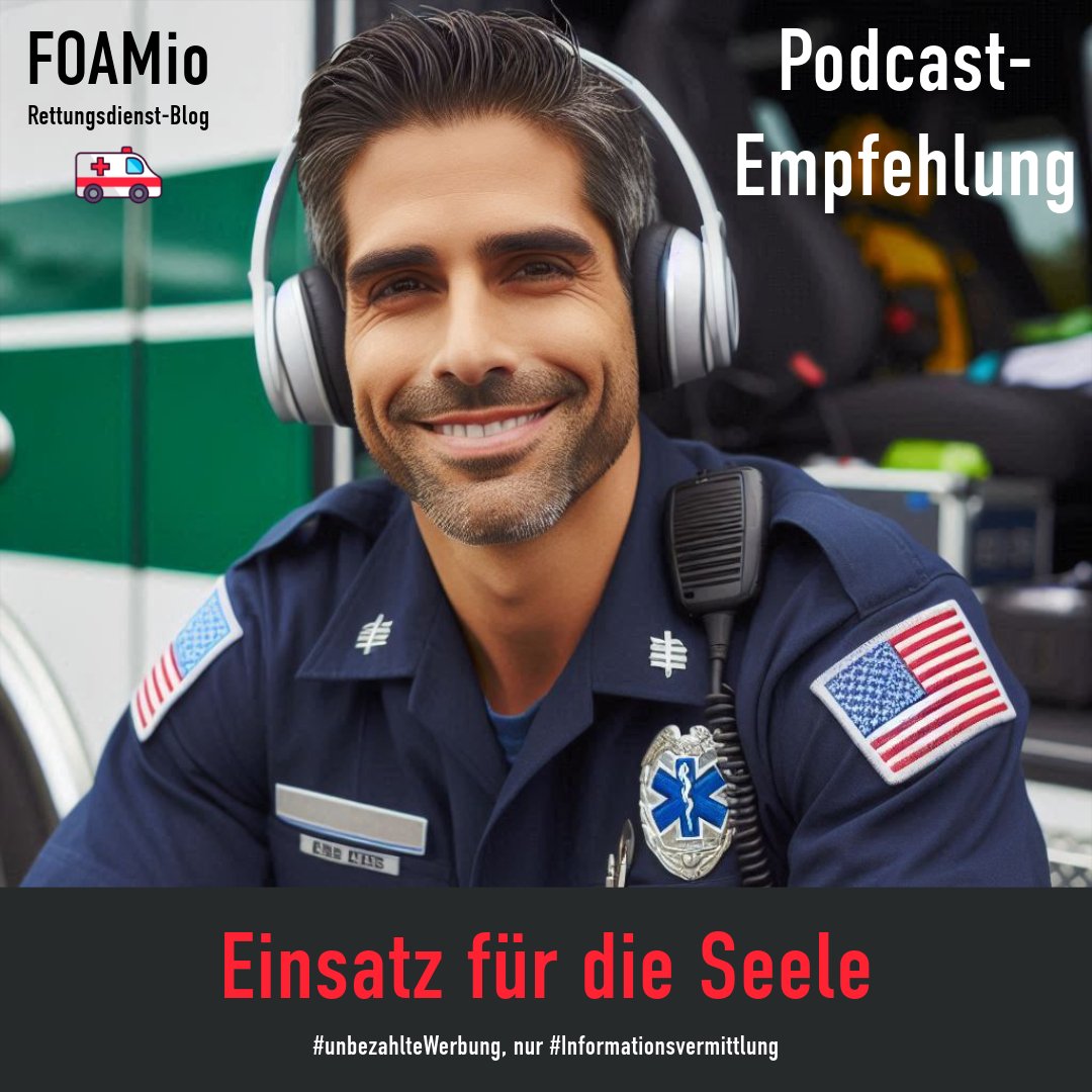 foamioblog's tweet photo. Heute gibt es die nächste FOAMio-Podcast-Empfehlung &amp; zwar für den Podcast Einsatz für die Seele zum wichtigen Thema #PsychosozialeNotfallversorgung (#PSNV)!
#FOAMio #FOAM #Medizin #Rettungsdienst #Notfallmedizin #Notfallpsychiatrie #Notfallpsychologie #ImNotfallPsychiatrie https://t.co/5jylre2OaS