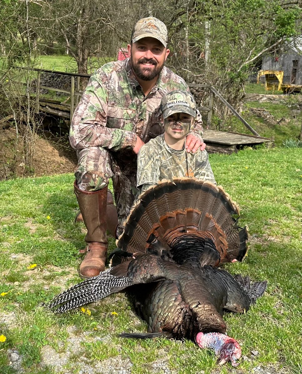 Breaking a long twitter hiatus to share this picture of my son Sawyer who killed his first turkey a few days ago. Great bird!