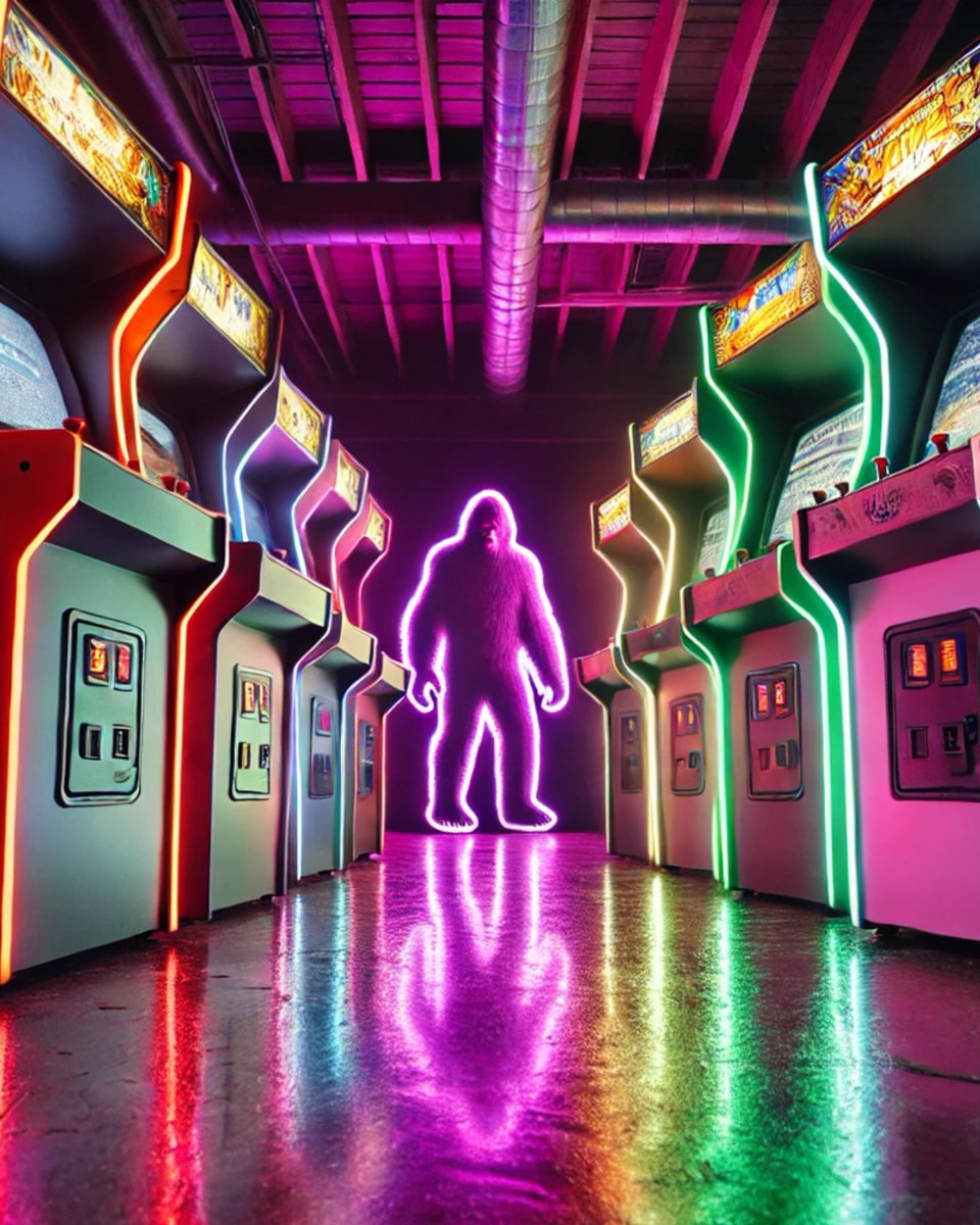 BigfootFanClub's tweet photo. Winner’s Wednesday is arcade day! From Pac-Man to pinball, our games are Bigfoot-approved. Which one’s your fave? Drop it in the comments!

#BigfootArcade #SquatchWins #GamingWithBigfoot #BigfootJackpot #LegendaryGamer #BigfootApproved #BigfootFunPark #BransonsBest #PlacesToPlay https://t.co/HxflTsHBJP