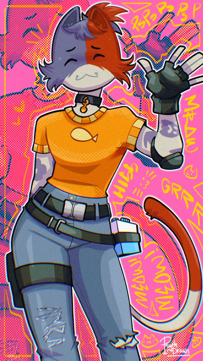 Psychdraws's tweet photo. Something something kitty Fortnite 🥳

#FortniteFanArt https://t.co/od8IwgDGSR