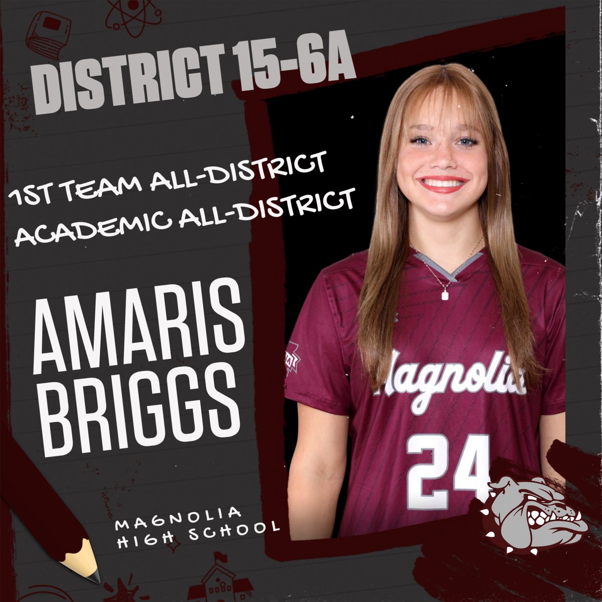 Congratulations, Amaris.  We are proud of you!