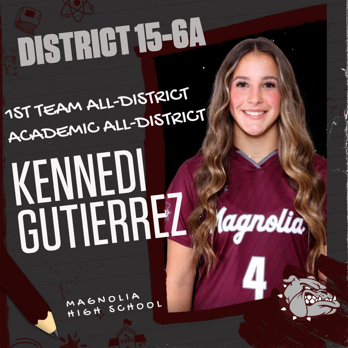 Congratulations, Kennedi.  We are proud of you!