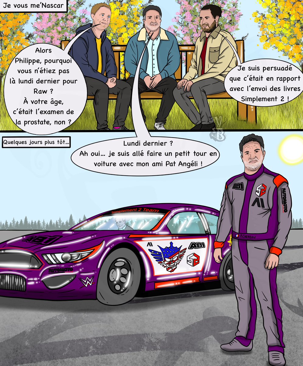 Vous le savez <a href="/PhilippeChereau/">Philippe Chereau</a> a de nombreuses passions. Et lundi dernier, alors que <a href="/CAgiusILD/">Christophe Agius</a> et <a href="/NadirMohammedi_/">Nadir Mohammedi</a> commentaient #WWERaw, ce dernier était particulièrement occupé avec son ami <a href="/PatAngeli/">Pat Angeli</a> !

À ce soir pour Raw sur <a href="/AB1TV/">La Chaîne AB1</a> ! #ABWWE