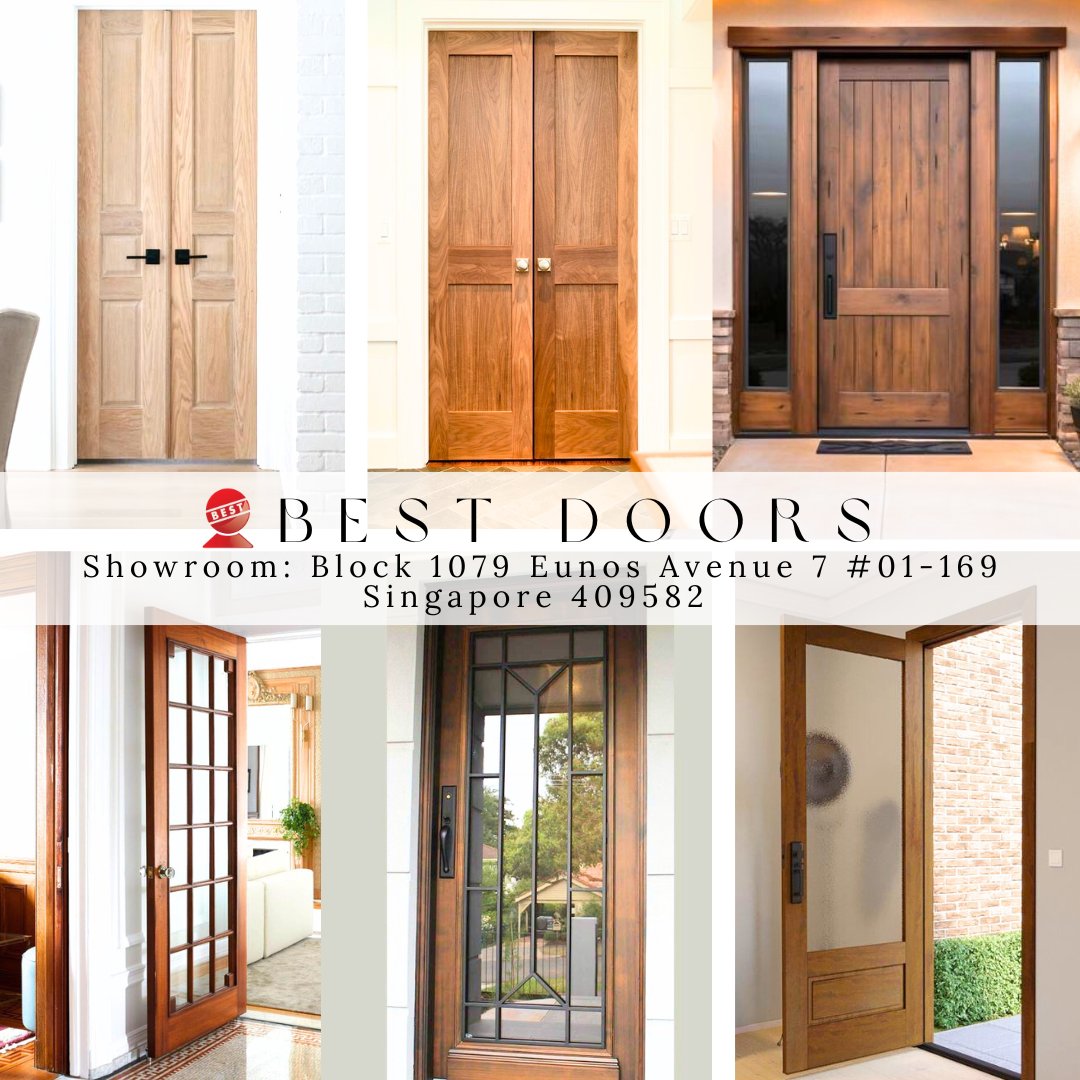 SGBestDoors's tweet image. Feel the texture, feel the quality, and feel the service. Just in Best Doors Singapore! 🚪 

#Singapore #DoorDesign #SolidTimber #maindoor #doordesigns #TimberDoors #QualityDoors #SingaporeDoors #WoodenDoors #classicdoor #ModernHome #HomeElegance #sghome #ElegantDesign
