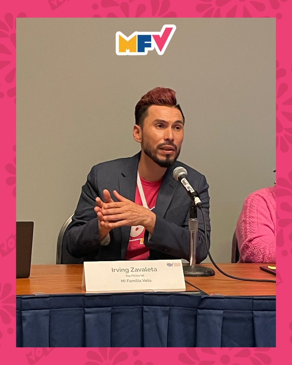 MiFamiliaVota's tweet photo. RECAP: Yesterday, our Georgia and North Carolina leader, @irvinghzavaleta, joined an incredible panel at the #AVSummit25 with fellow battleground state champions to dive deep into voter analysis. @AmericaVotes @AdvanceCarolina https://t.co/OqDI0Pfx7n
