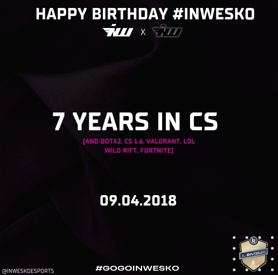 🎊 Šodien mūsu organizācija svin savu 7 dzimšanas gadu!

Bija daudz problēmu. Nosaukums INWESKO dažiem ir kļuvis par joku, bet ta un ta, galvenais ka viņu zina un atceras.

Paldies visiem tiem, kuri bija daļa no mūsu mazās komandas un tiem cilvēkiem, kuri atbalsta!